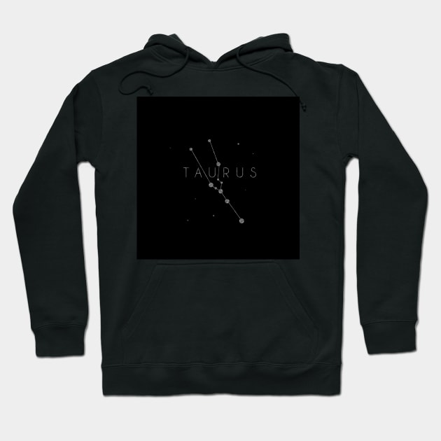 Zodiac sign constellation - taurus Hoodie by Ranp